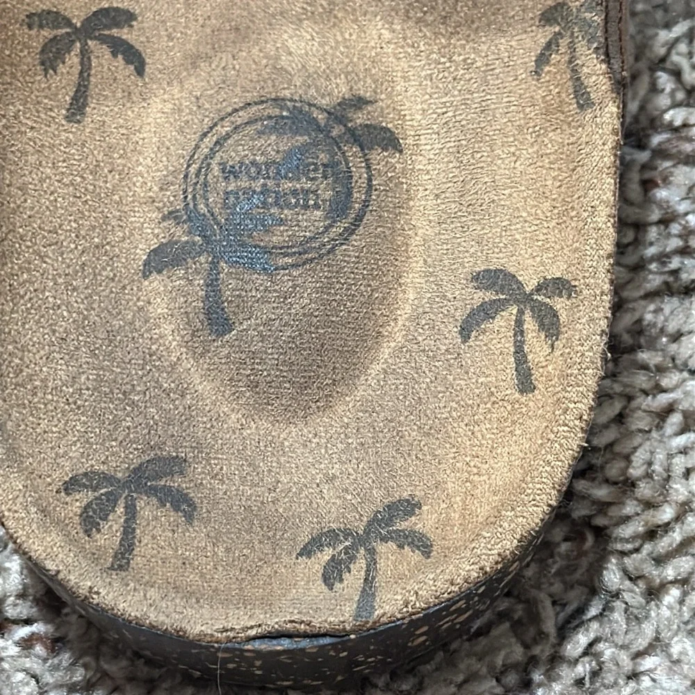 Wonder Nation Boys Double Buckle Footbed Sandals Size 5